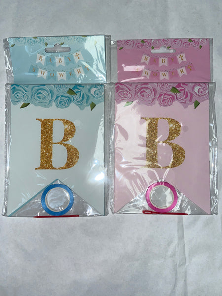 M5 LETRERO BABY SHOWER 12PZ