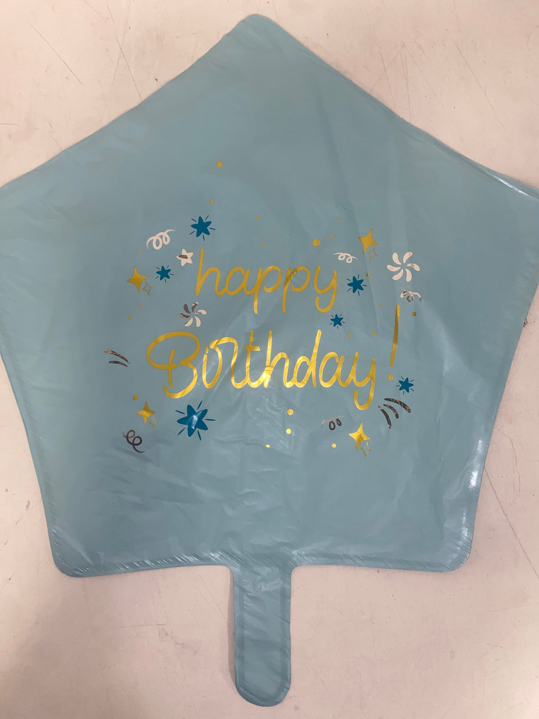 E5 GLOBO ESTRELLA FELIZ CUMPLEAÑOS 50PZ