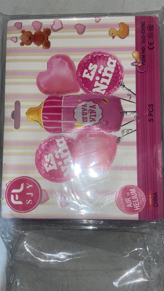A3 GLOBO MAMILA ROSA 10PZ