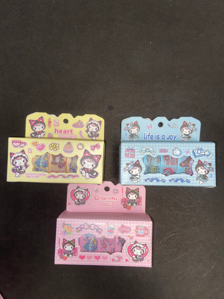 D1 SET CINTAS DECORATIVOS KUROMI 12PZ