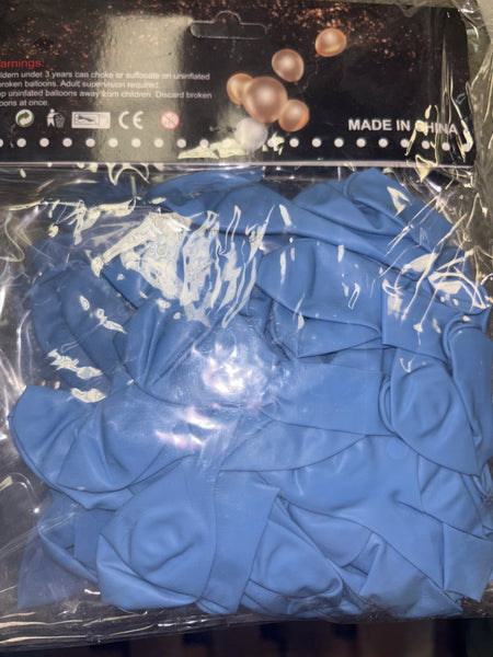 J3 GLOBO AZUL CIELO A08 12PZ