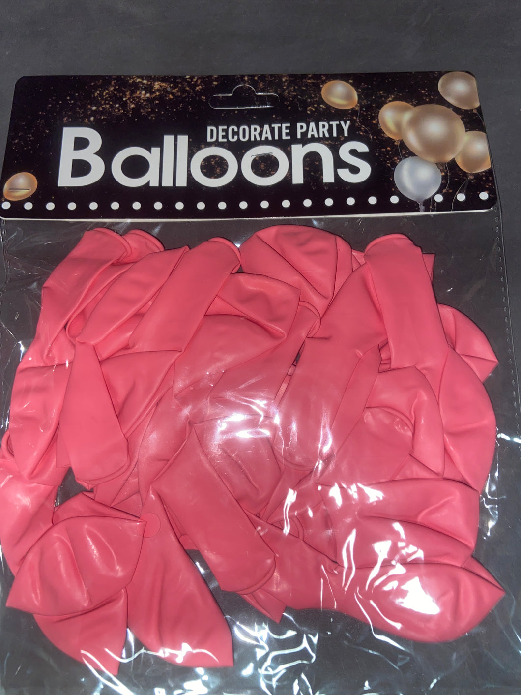 J3 BOLSA DE GLOBOS ROSA A07 12Pz