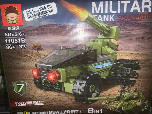 D1 VEHICULO MILITAR ARMABLE 8PZ