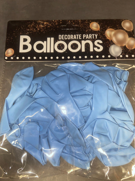 J3 BOLSA DE GLOBOS AZUL A08 12PZ