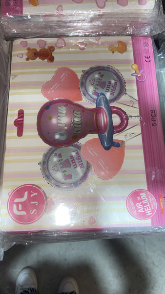 A3 GLOBO ROSA CHUPON 10PZ
