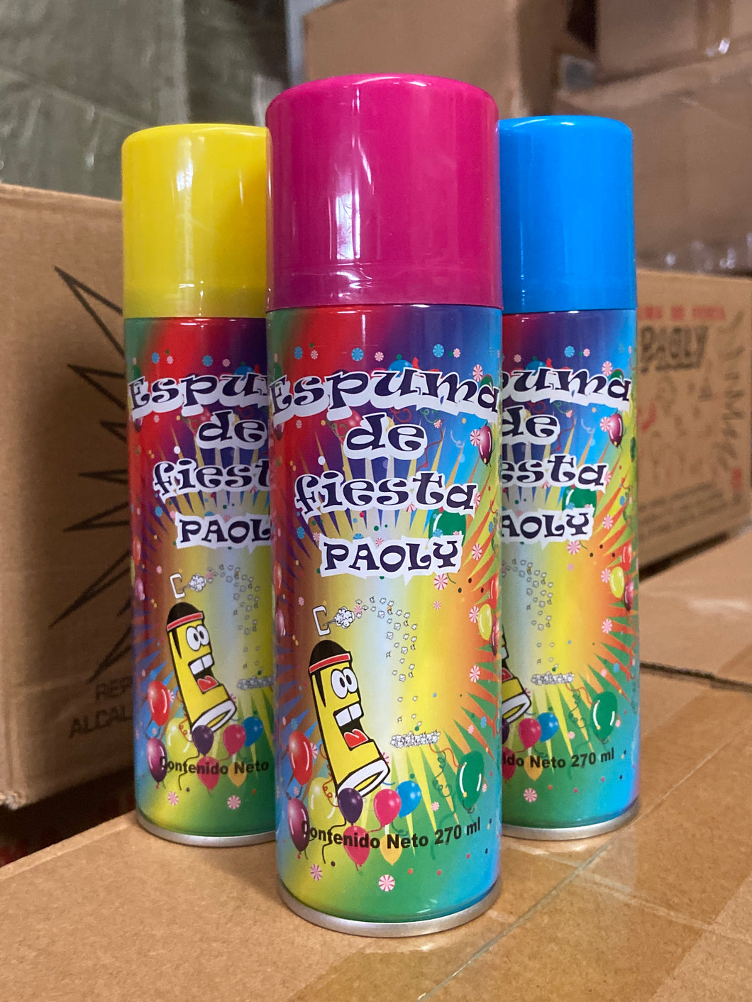 BDG2 ESPUMA DE FIESTA PAOLY 24PZ