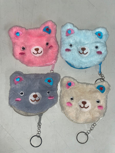N4 MONEDERO PELUCHE 12PZ
