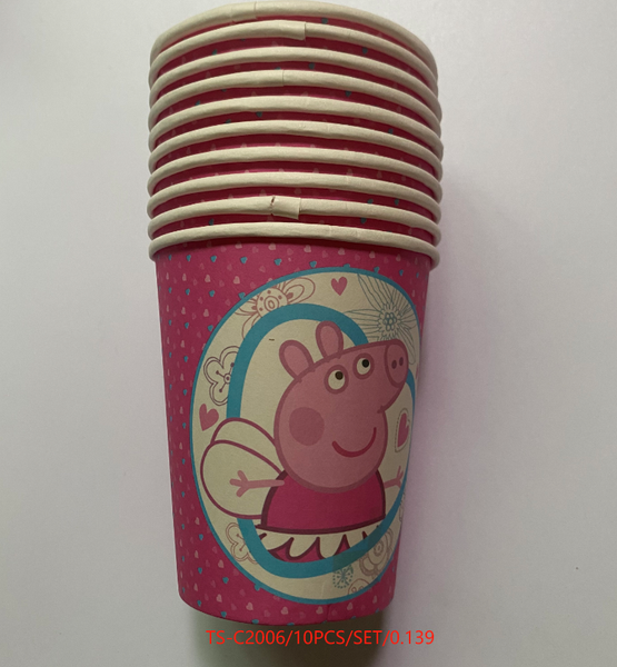 B3 Vaso Fiesta Peppa 10PZ