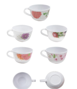 P2 TAZA DE MELAMINA 1228 12PZ