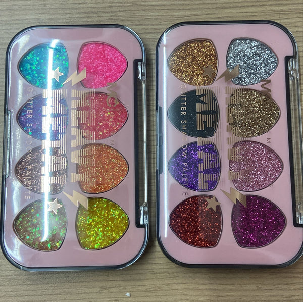 F3 MC PRESSED GLITTER 8 TONOS 12PZ
