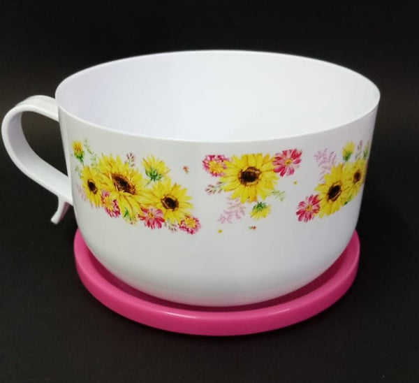 RRK-23 TAZA CON PLATO GIRASOLES 20PZ