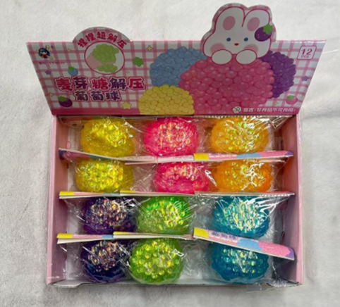 J4 PELOTA SQUISHI 12PZ