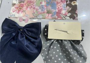 A4 MOÑO PARA CABELLO DISEÑO FLORAL 12PZ