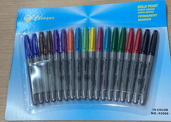 D3 MARCADOR 18 COLORES 10PZ