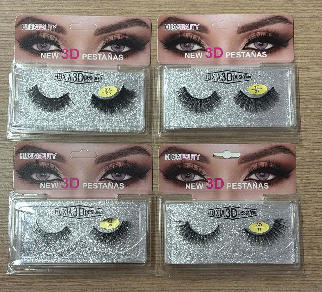 L3 PESTAÑAS 3D HUXIABEAUTY 12PZ