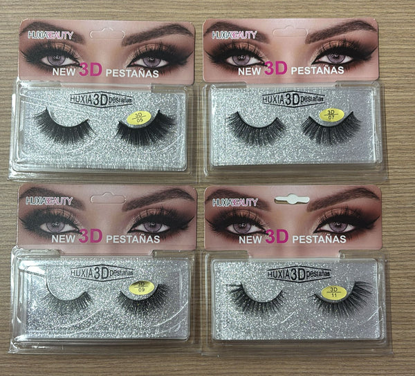 L3 PESTAÑAS 3D HUXIABEAUTY 12PZ