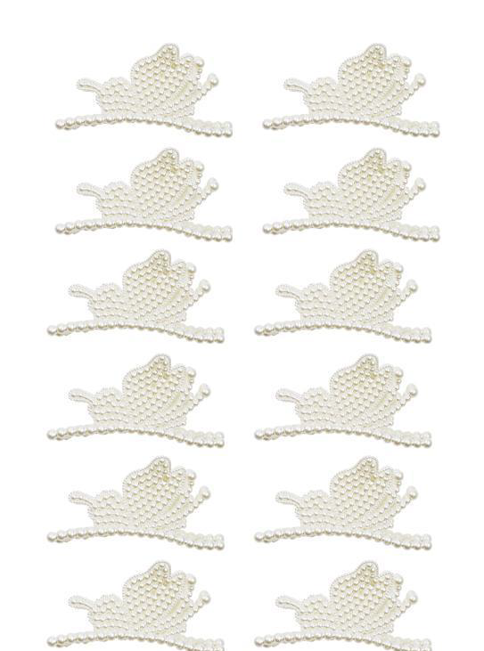 I4 PINZA MARIPOSA DE PERLAS 12PZ