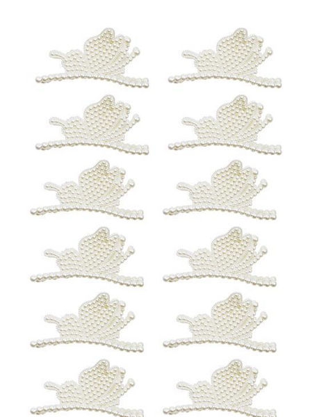 I4 PINZA MARIPOSA DE PERLAS 12PZ