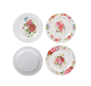 H2 PLATO DE MELAMINA 1144 12PZ