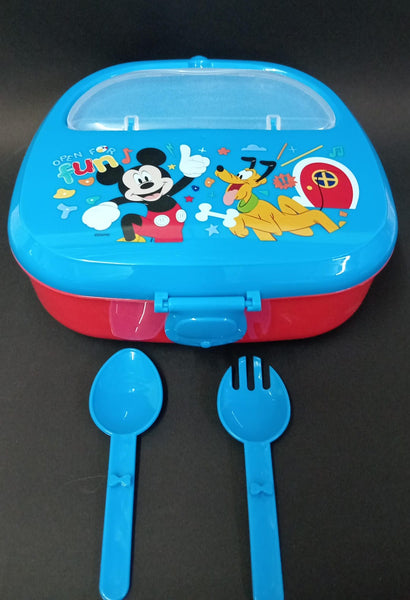 RRK-19 CONTENEDOR CON CUBIERTOS MICKEY 12PZ