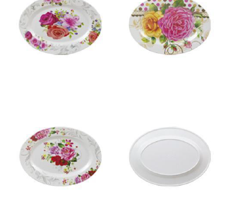 G2 PLATO OVALADO DE MELAMINA 0125 12PZ