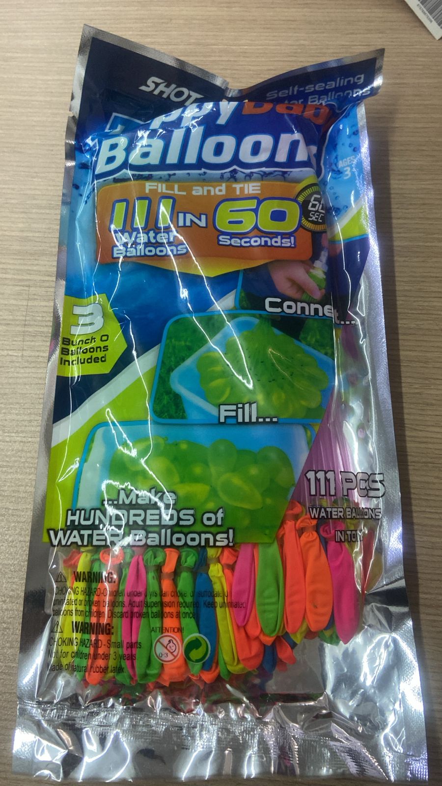 C3 PAQ. DE GLOBOS DE AGUA A21 1PZ