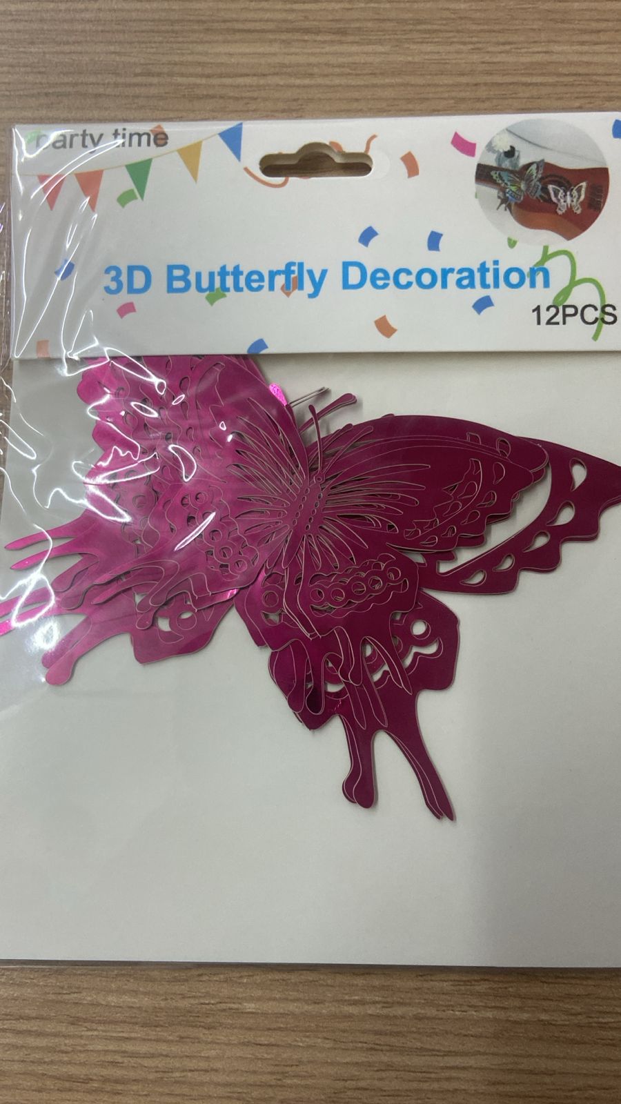 F3 BOLSA ADORNOS DE MARIPOSAS 244 12PZ