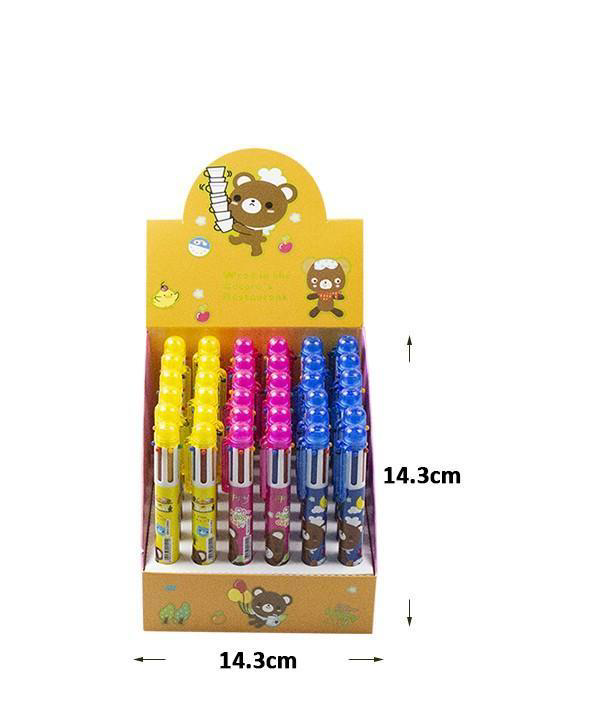 D3 BOLIGRAFO 6 TINTAS 36PZ