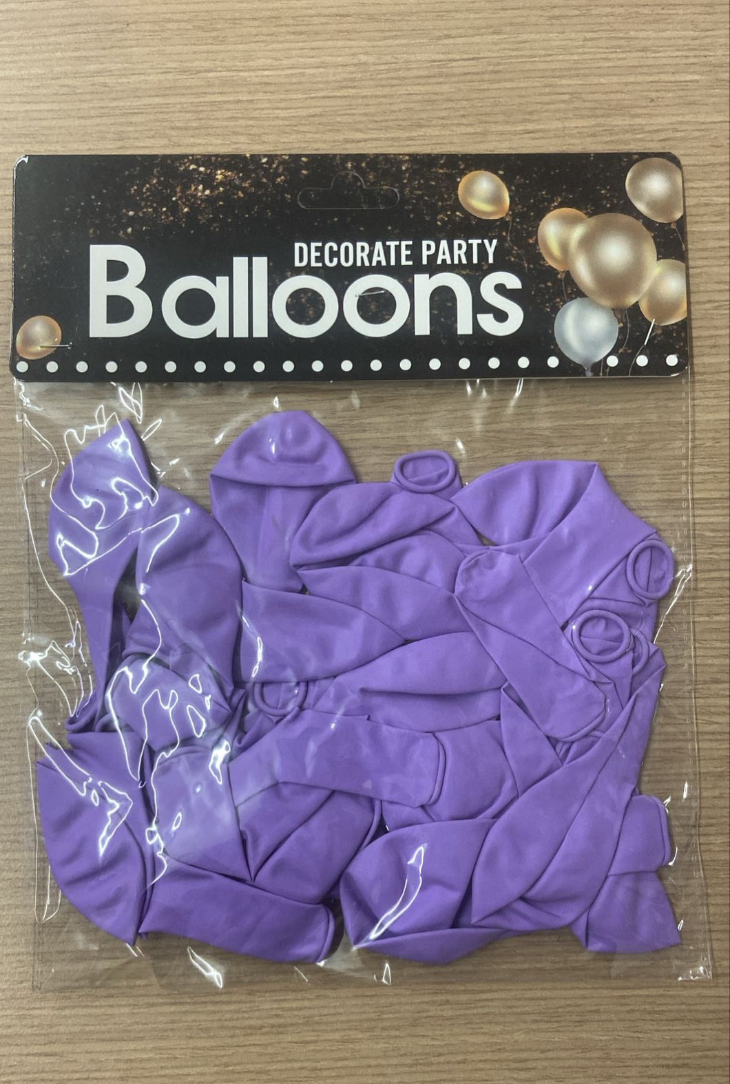 K1 BOLSA GLOBOS LILA A06 12PZ