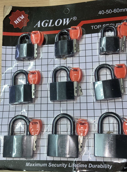 C3 CANDADO CON LLAVES 3 TAMAÑOS  1PZ