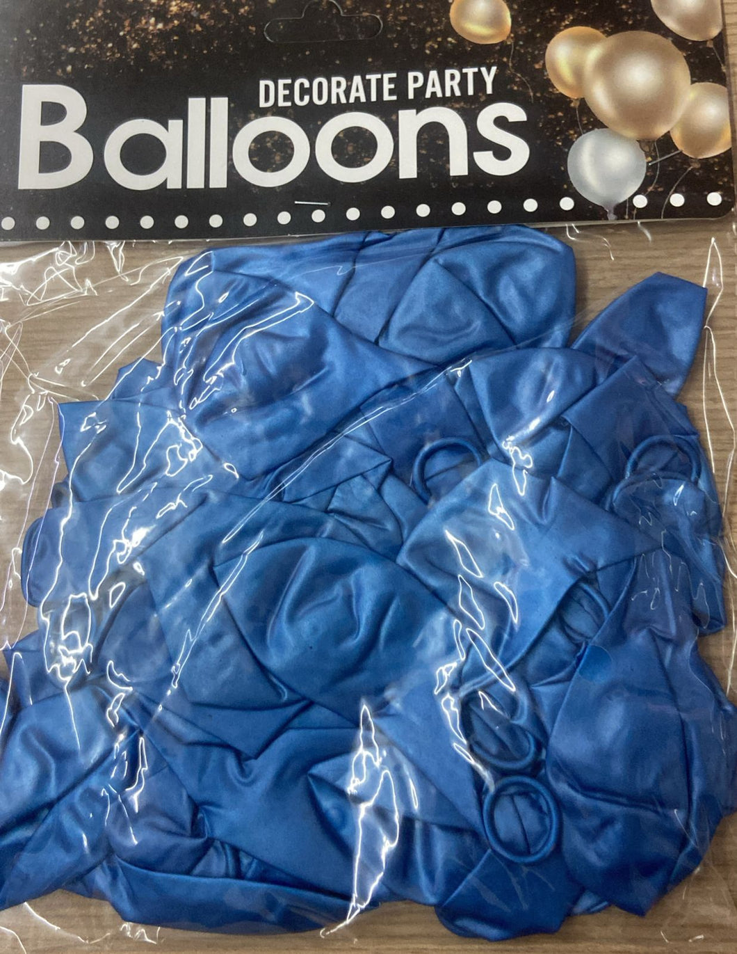 C2 BOLSA DE GLOBOS AZULES A02 12PZ