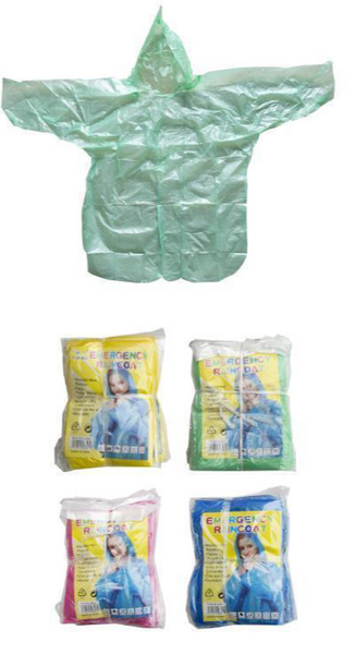 C2 IMPERMEABLE PARA NIÑO 10PZ