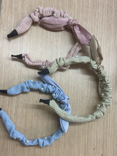 H3 DIADEMA CON MOÑO 12PZ