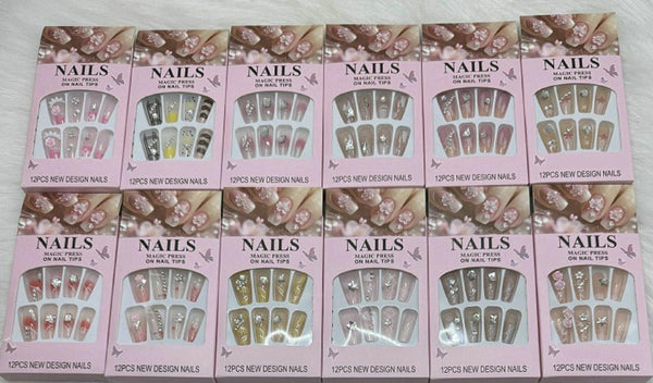 M3 UÑAS POSTIZAS LV63 12PZ
