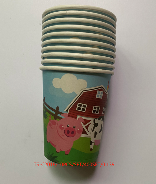 B2 Vaso Fiesta Granja 10PZ