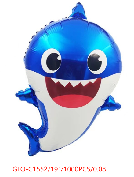 H5 GLOBO BABY SHARK 10PZ